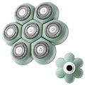 7D Floating Replacement Shaving Heads,Magnetic Detachable Blade, Mint Green
