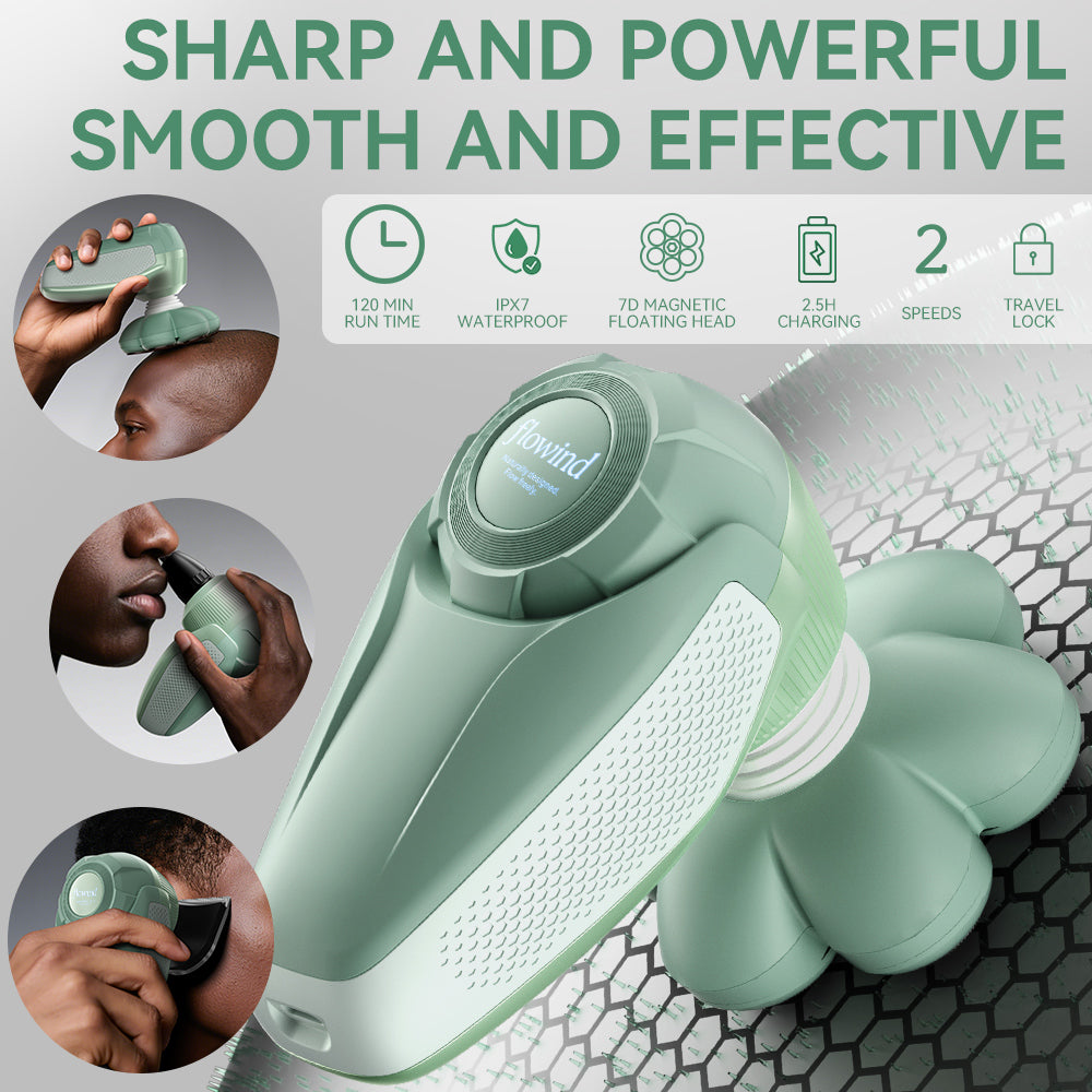 3-in-1 Groomer Shaver for Men, Bald Head Shaver & Beard Trimmer, Men’s Electric Shavers, Ideal Grooming Gift Set for Men