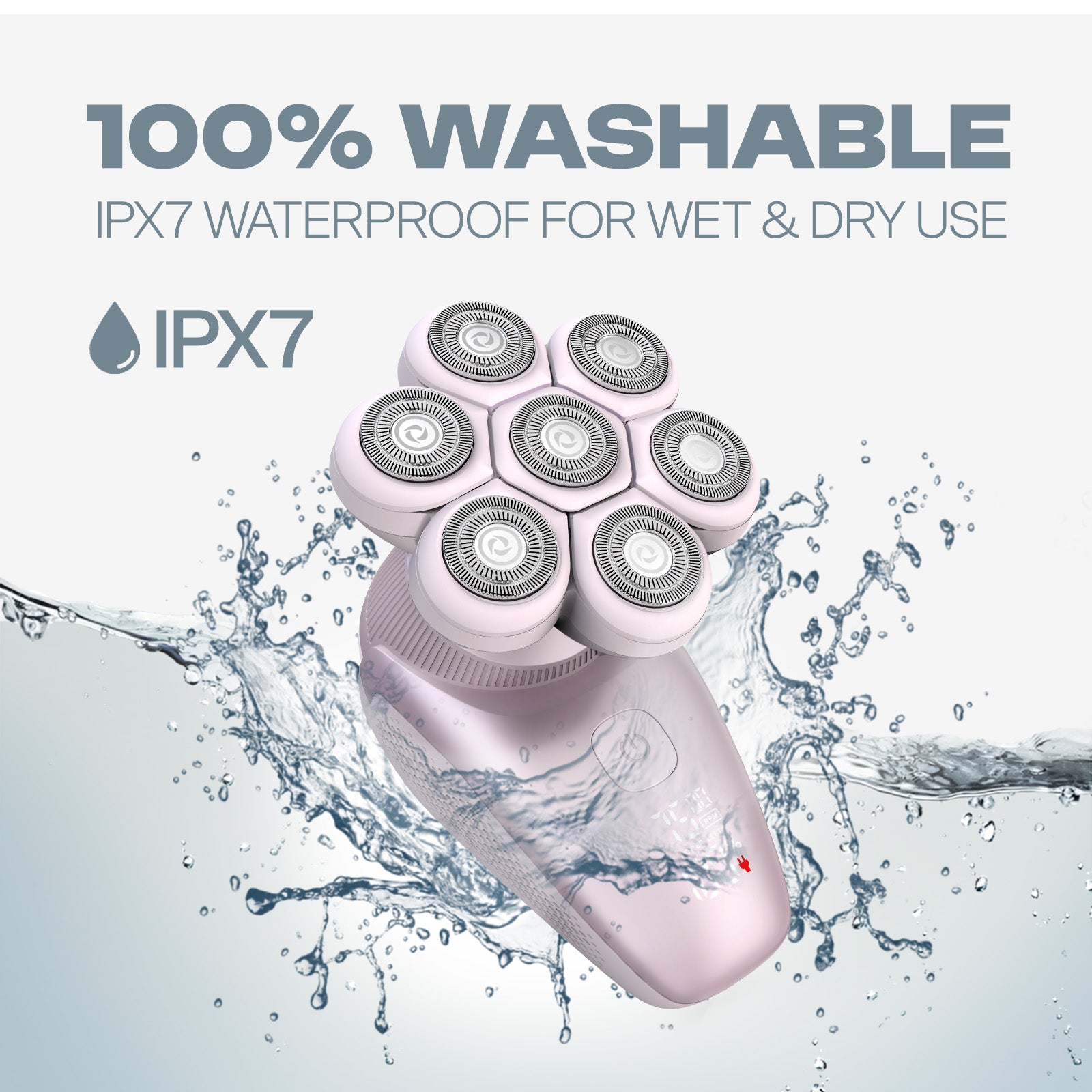 3-in-1 Electric Razor for Women, Painless Bikini Trimmer & Body Shaver, Gentle & Smooth Pink Shaver, Ideal Holiday Gift for Her