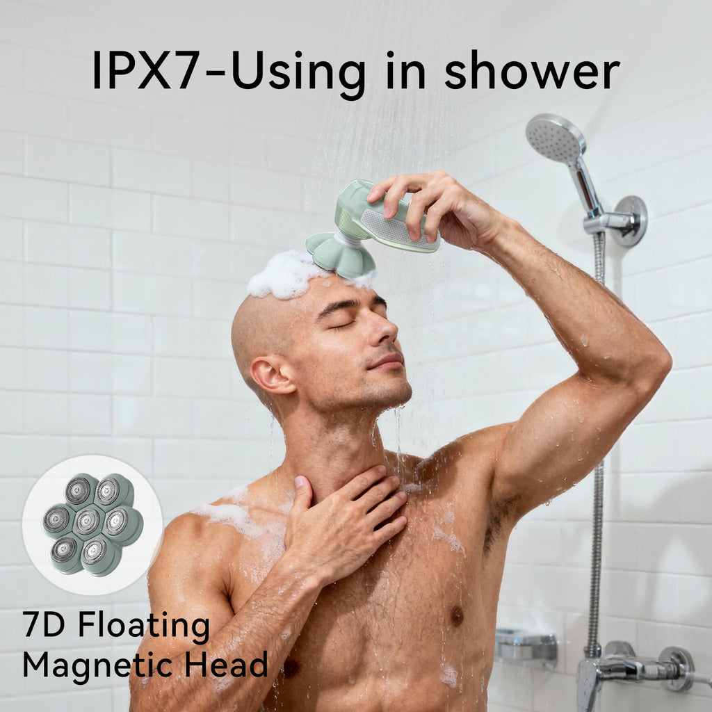 3-in-1 Groomer Shaver for Men, Bald Head Shaver & Beard Trimmer, Men’s Electric Shavers, Ideal Grooming Gift Set for Men